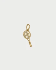 Charm Tennis Lover RUE DES MILLE Charmbar in argento 925 dorato CB-CN 62