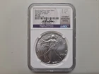 2025 W  American Silver Eagle NGC MS 70 First Day Of Issue Signed M.Gaudioso