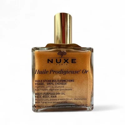 NUXE Huile Prodigieuse Or Shimmering Multi Purpose Dry Oil 100ml Face Body Hair