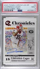 2020 Chronicles Draft Picks Signatures Red Lawrence Cager #8 PSA 9 MINT Auto 8d2