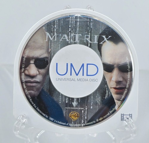 The Matrix UMD For Sony PSP - Disc Only - TESTED! Keanu Reeves Sci-fi Movie