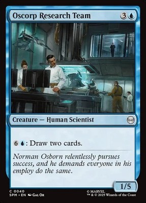 1x Oscorp Research Team - Foil NM Eng MTG - Marvel's Spider-Man