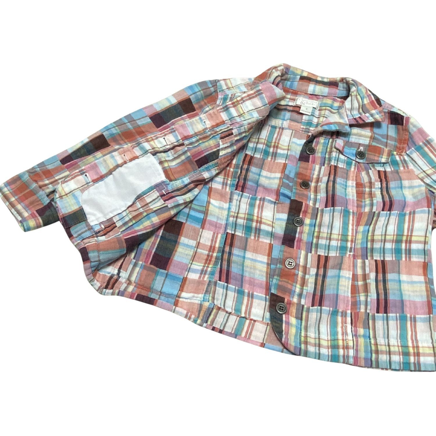 Women's Small Patchwork Christopher & Banks Rainb… - image 7