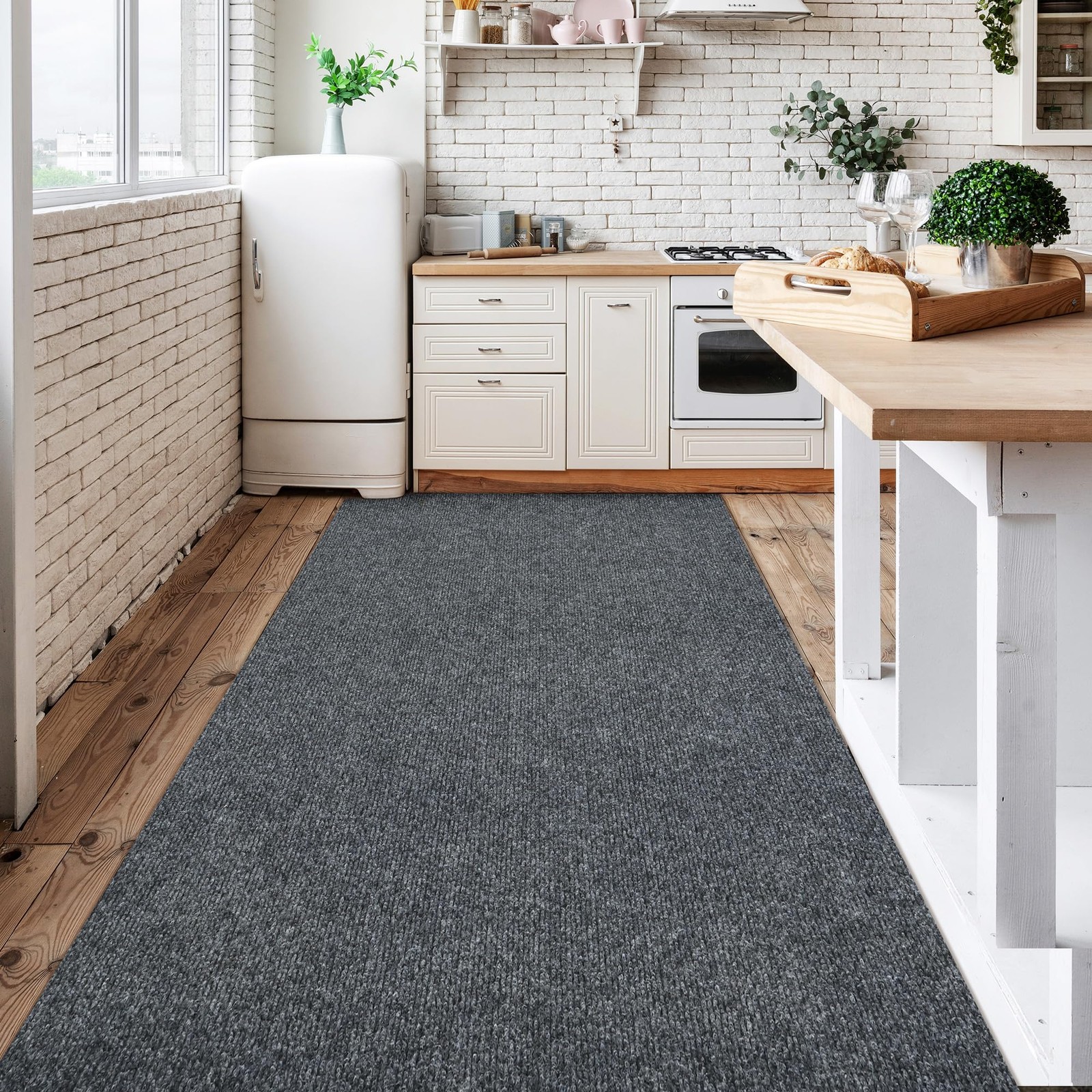 2x16 Non-Slip Carpet Runner Rug for Kitchen Commercial Floor Mat Durable Entryway