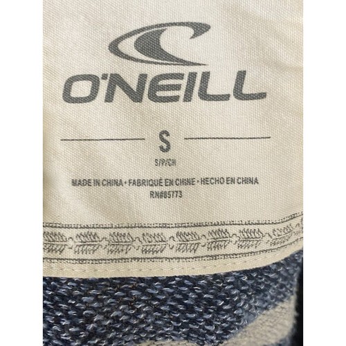 O’Neill Women’s Sweatshirt Top Blue Striped Cotton Beach Surf Pullover Sz Small - Picture 7 of 8