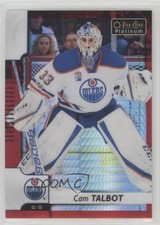2017-18 O-Pee-Chee Platinum Red Prism 62/199 Cam Talbot #38 3o9