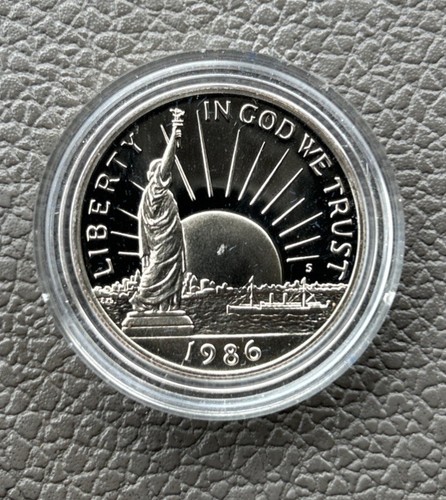 1986-S U.S. Liberty A Nation Of Immigrants Half Dollar Commemorative Coin Proof - Picture 2 of 5