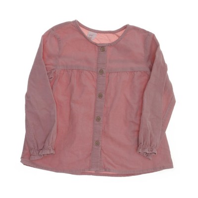 H&M, Kleid, Größe: 92, Pink, Baumwolle/Elasthan, Einfarbig, Cord, Mädchen #w86