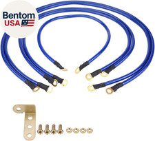 5pcs Ground Wire Universal Car Grounding Kit 5-point Auto Car Earth Cable Pvc
