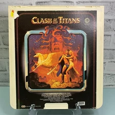 Vintage CLASH OF THE TITANS VideoDisc CED MGM/CBS Video