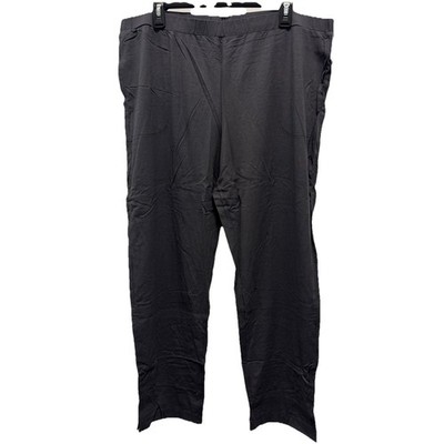 NWT Soma Size M Restore Aloe Knit Crop Pant Gray Ink Pajama Pants MSRP $50