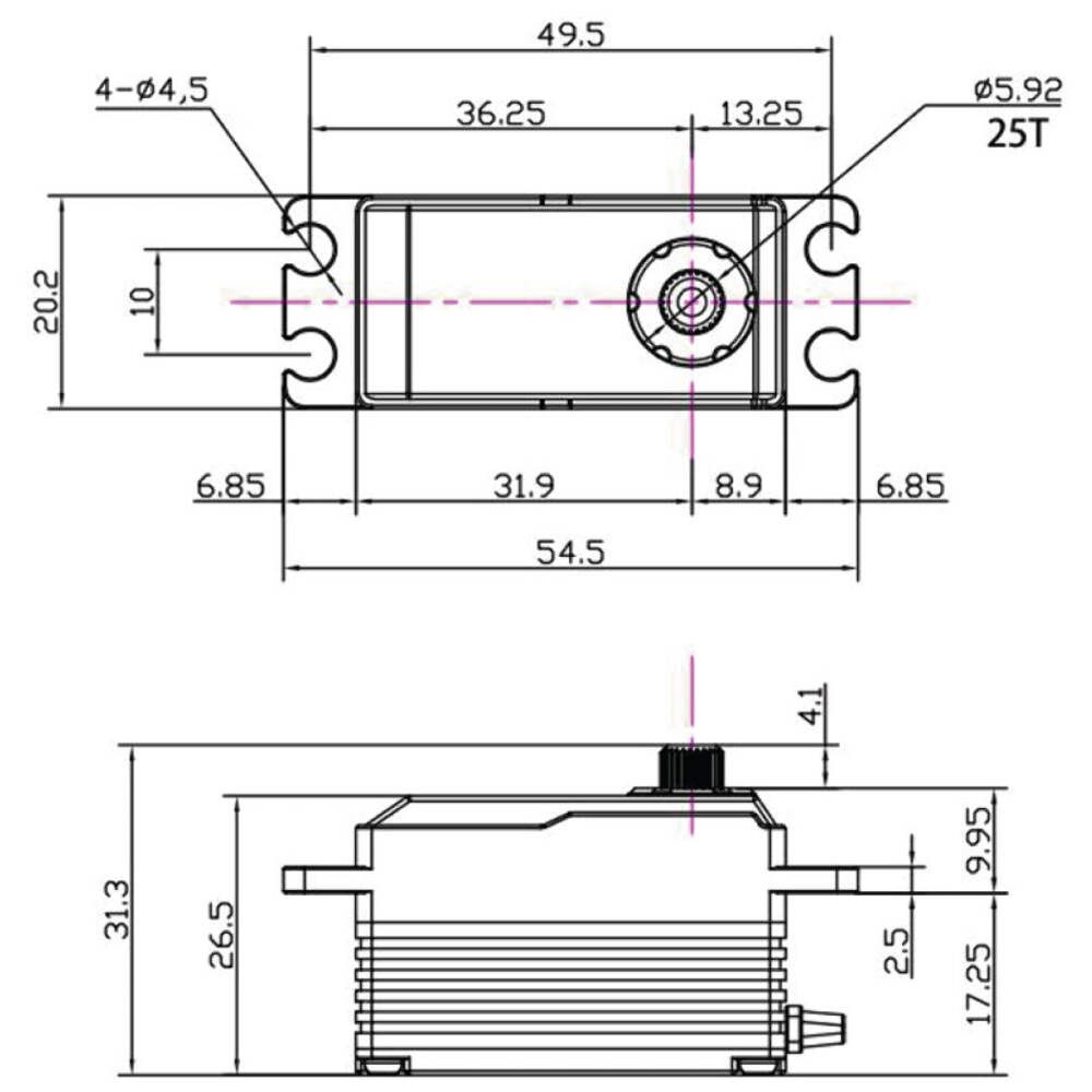 Fantom FR720 20KG – High Torque, HV, Low Profile, Programmable, Digital Racing S
