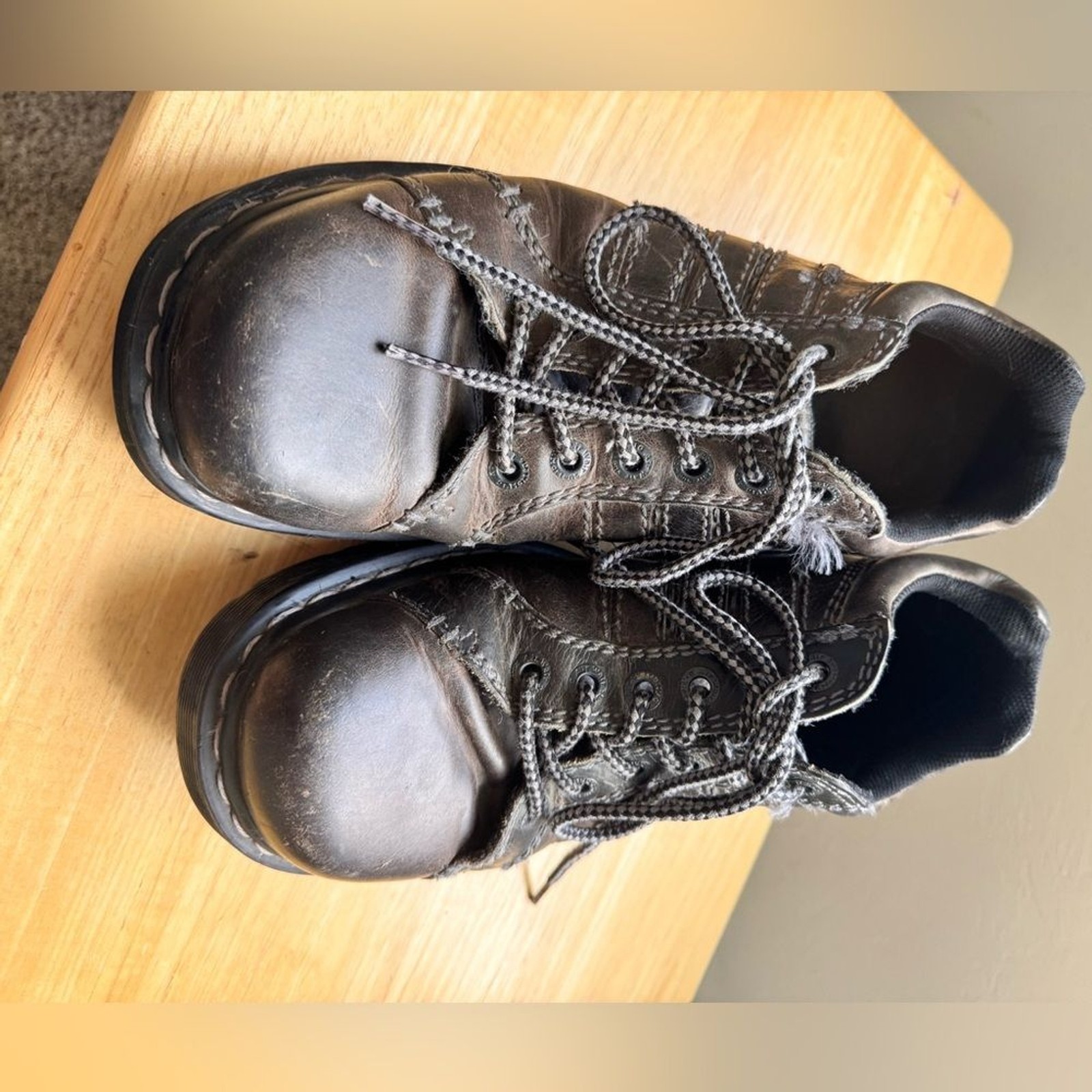 Dr. Martens Y2K Vintage Lace Up Leather Keith Oxford Shoe sz 10 &11  Old School