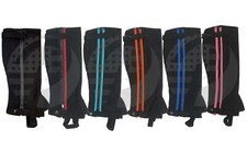 Half Chaps Horse Riding Adult Equestrian Washable Chaps Black Amara - S/M/L/XL