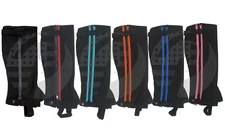 Half Chaps Horse Riding Adult  Equestrian Washable Chaps Black Amara - S/M/L/XL