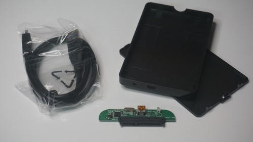 NEW USB 2.0 External Laptop 2.5" SATA Hard Drive Enclosure/Case up to 2TB - Picture 3 of 4