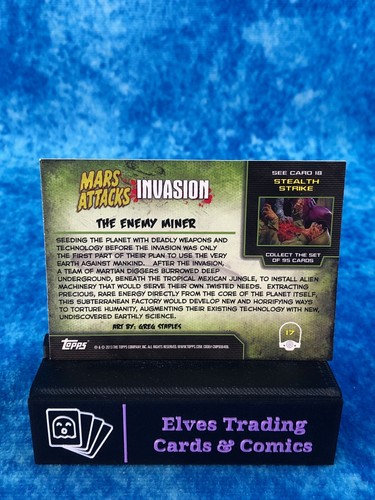 Mars Attacks Invasion SINGLE Non-Sport Trading card by Topps 2013 - Picture 38 of 204