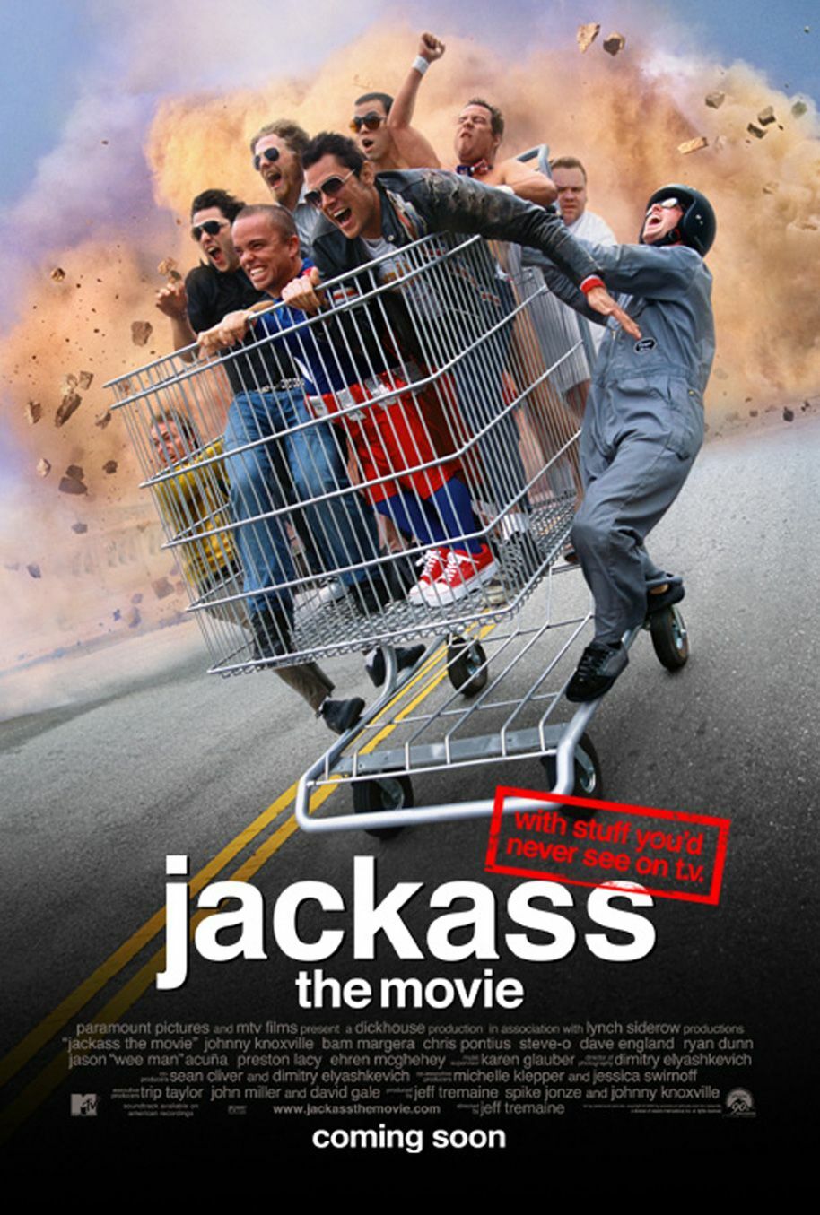 Jackass The Movie (Double Sided Regular) Original Movie Poster