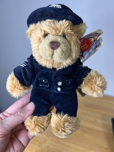 KEEL TOYS TEDDY BEAR BOBBY ENGLISH POLICEMAN 2005 NWT 9” - Picture 13 of 19