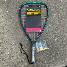 Spalding Pro Racquetball Power Assault Graphite Super OVERSIZE Racquet NOS