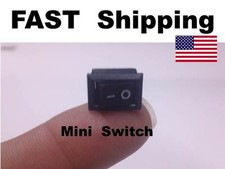1x - Mini Small Switch -  250V AC 3A ---- 125V AC 6A ---- On Off --- 12v DC 5A