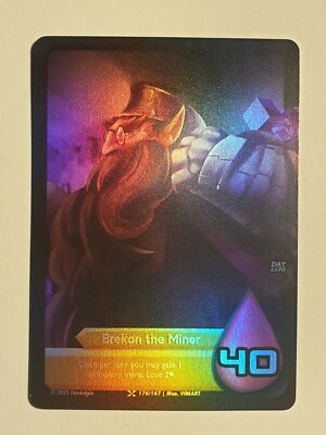 Nostalgix TCG Day Zero Brekon the Miner Patreon Prototype Sample