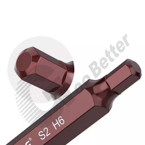 30~75mm Hex Allen Key Impact Driver Screwdriver Bits H3 H4 H5~H12 Magnetic 10mm - Picture 5 of 7