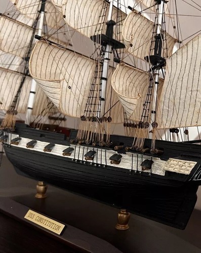 USS CONSTITUTION Nave Statica Montata Veliero da Collezione - Foto 3 di 6