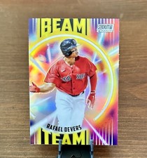2022 Topps Stadium Club Chrome Red Sox Rafael Devers Beam Team Refractor