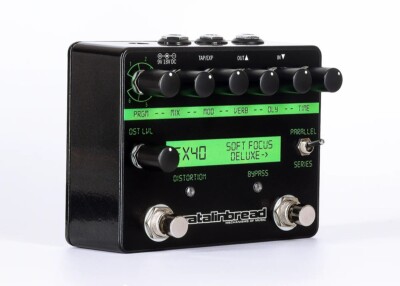 Catalinbread Soft Focus Deluxe Multi Effects Black Reverb Guitar