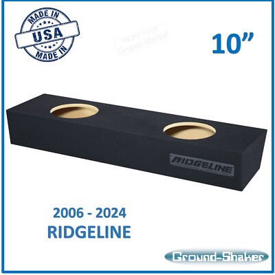 Honda Ridgeline Crew-Cab 2006-2024 10'' Dual Sealed Sub Box Subwoofer Enclosure