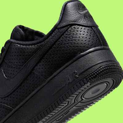 Nike Air Force 1 Low SP Triple Black Perforated HF8189-001 Mens