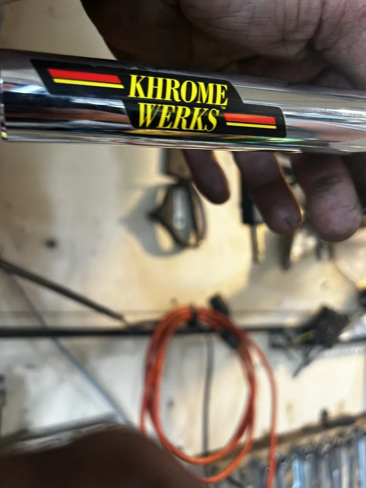 16 pulgadas Khrome Werks APE HANGERS 37151 se adapta a todas las bicicletas con 3,5 centros Foto 2 de 3