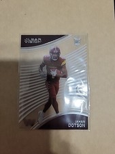 2022 Panini Chronicles Clear Vision #CVR-19 Jahan Dotson Rookie Football Card. rookie card picture