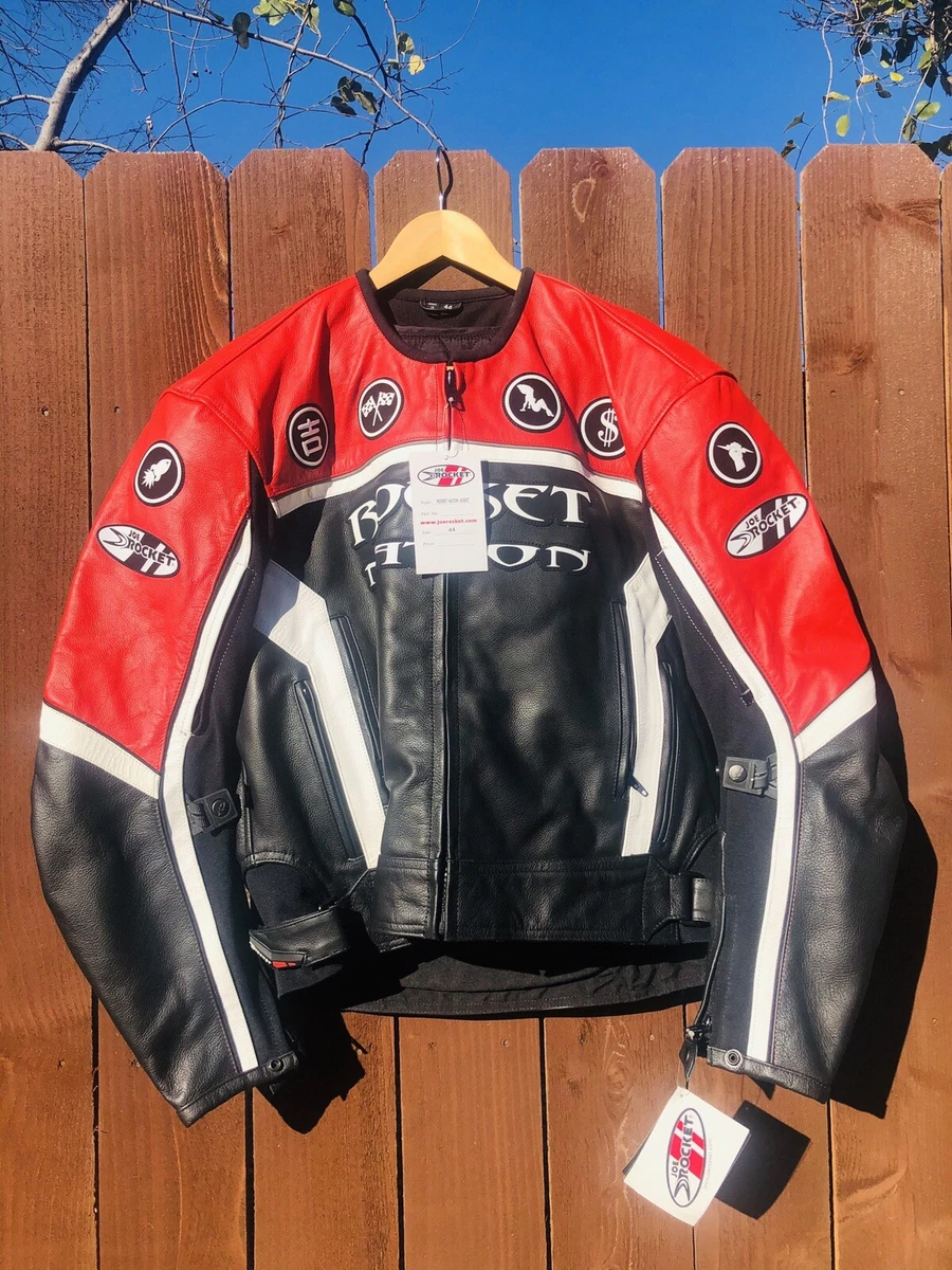 JOE ROCKET / ROCKET NATION /LEATHER MOTOCYCLE RACING JACKET Size