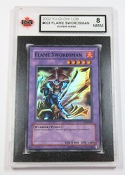 Yu-Gi-Oh! Flame Swordsman LOB-003 Super Rare Unlimited Edition