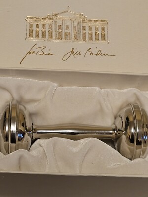 POTUS Joseph Biden and Jill Biden Signature VIP Gift Baby Rattle