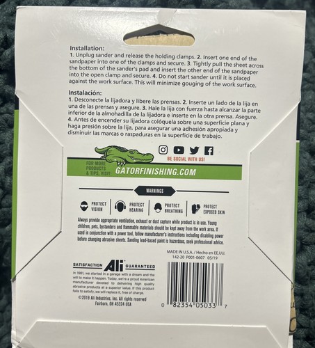 Grano Gator Power 60 4 1/2 X 5 1/2 - Imagen 2 de 2