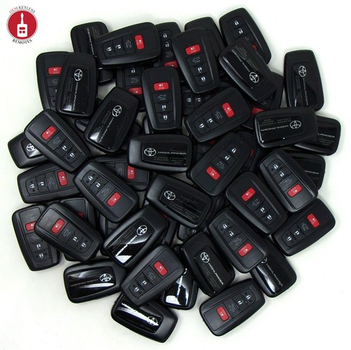 Factory Original Lot of 50 Toyota Remote Entry Smart Keys Used Bulk HYQ14FBC
