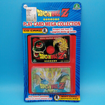 Dragon Ball Z Play Card Mega Collection CD 3d Motion Precious Games ss goku
