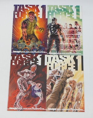 #ad Task Force One #1 4 VF complete series Jim Valentino Image Comics set lot 2 3 $7.98