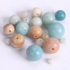 Round Amazon Stone 4mm 6mm 8mm 10mm 12mm Loose Beads For Jewelry Making DIY