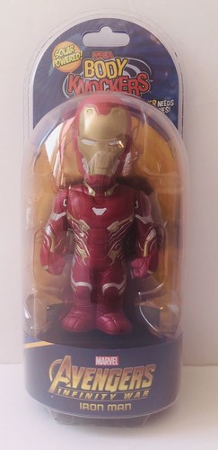 Nuovo! NECA Solar Power Body Knockers Marvel Avengers Infinity Wars Iron Man - Foto 2 di 4