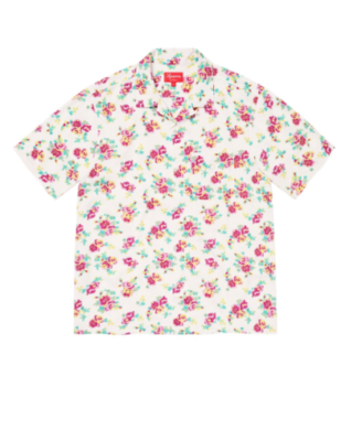 Supreme Floral Rayon S/S Shirt White Size XL SS20 | eBay 