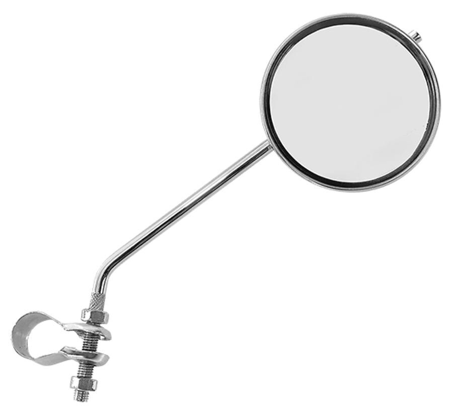 Specchietto Specchietto Retrovisore Moto Rotondo - , Diametro 25mm Vintage Nero - Foto 3