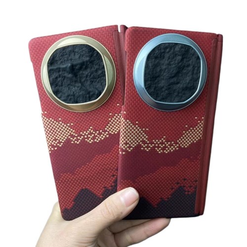 For Huawei Mate X6 Supre Luxury Carbon Fiber Magnetic Back Case | W/Side Frame - 第 2/9 張圖片