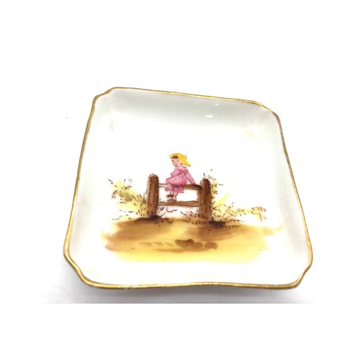Five Gorgeous Handpainted Japanese Seasoning Dishes - Picture 6 of 8