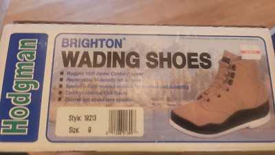 Chaussures Wading Hodgman Brighton Homme Pointure 6 Pêche - Neuves En Boîte