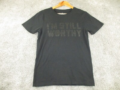 Marvel Avengers T-Shirt Small Round Neck Short Sleeve ''Im Still Worthy'' Zing