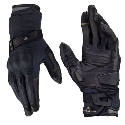 Leatt Adventure 7.5 Hydradri Handschuhe Stealth Schwarz Für Off-Road Motorrad